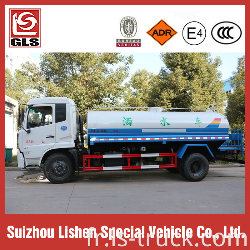 180HP Dongfeng Water Tank Truck Tanker